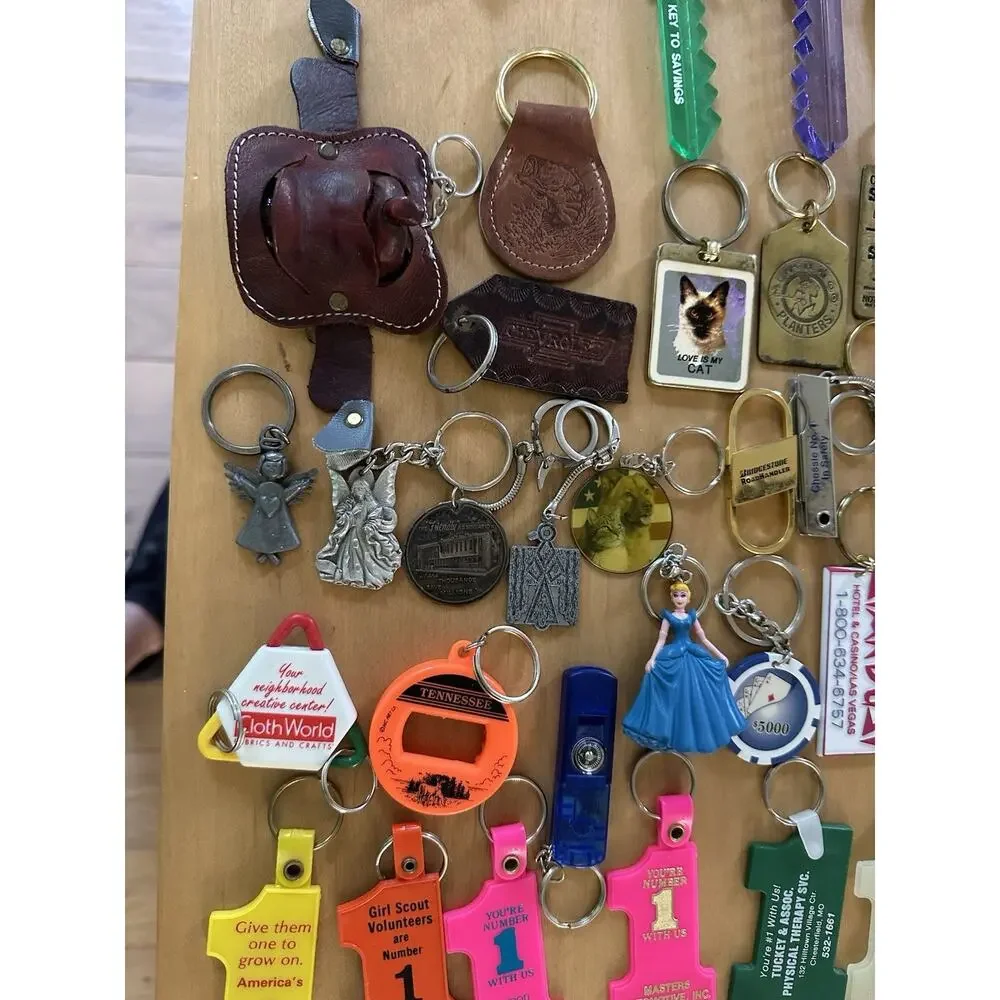 149 VTG COOL Keychains Bottle Openers Tools Advertisement LA Gear Beer Sears Etc